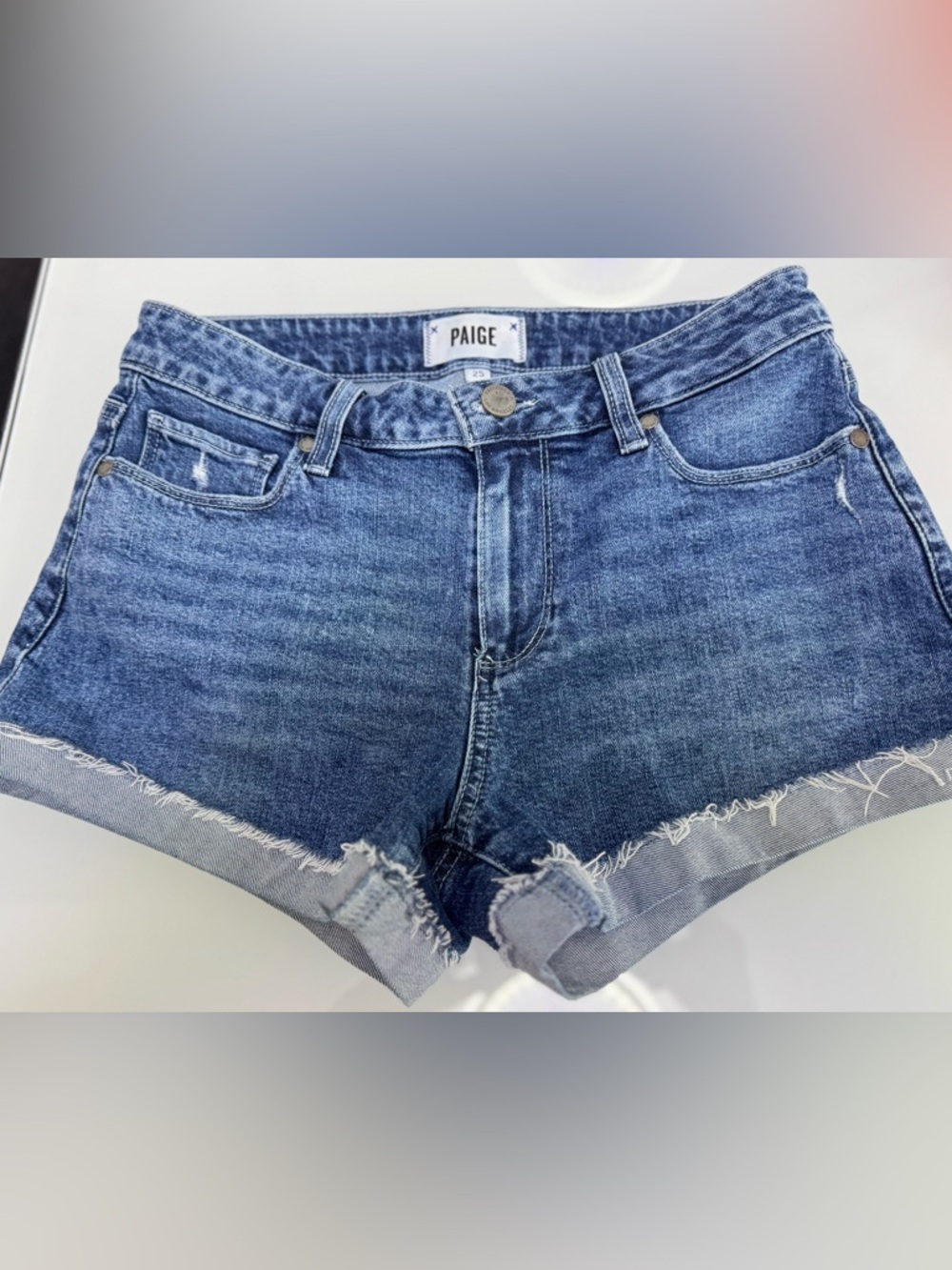 Unworn PAIGE Jimmy Jimmy shorts. Size 25.